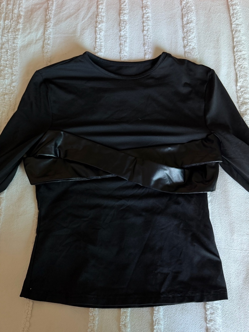 Princess Polly Black Long-Sleeve Twist-Front Top